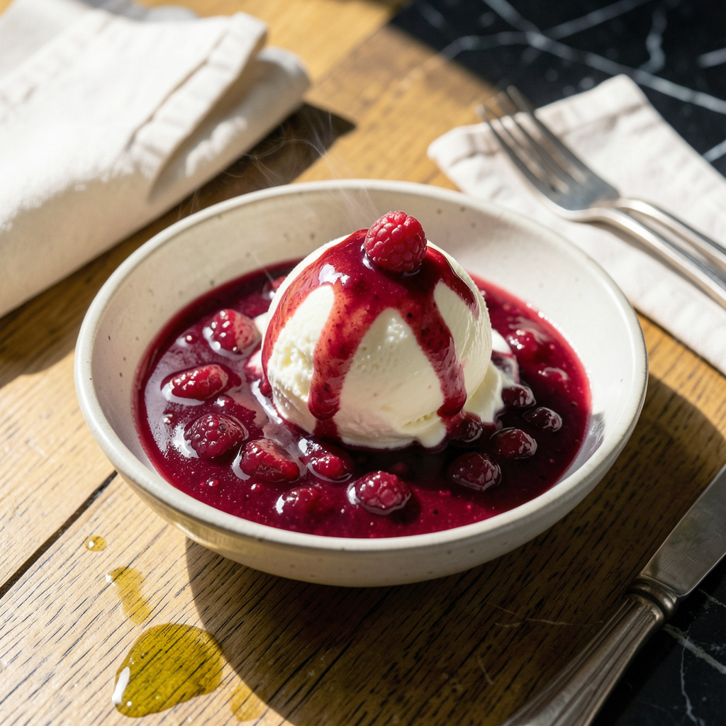 Raspberry Sauce Recipe for Ice Cream: Bright and Tangy Drizzle